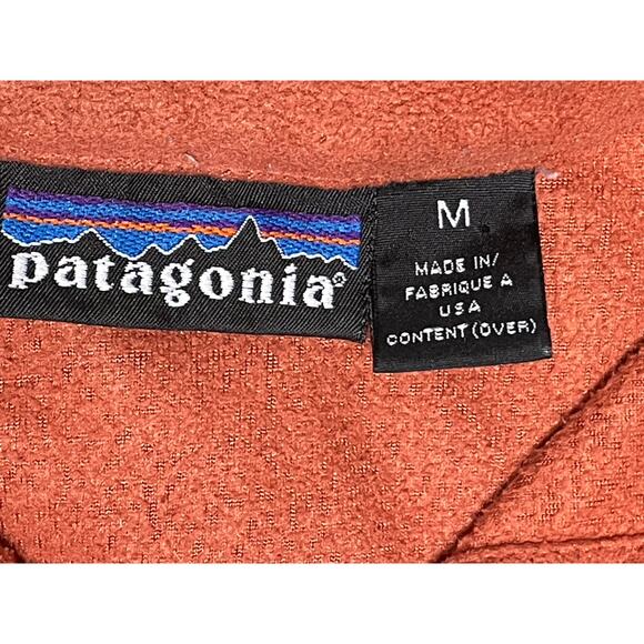 Patagonia 90s Orange Snap-T Shirt size Medium - Picture 8 of 13